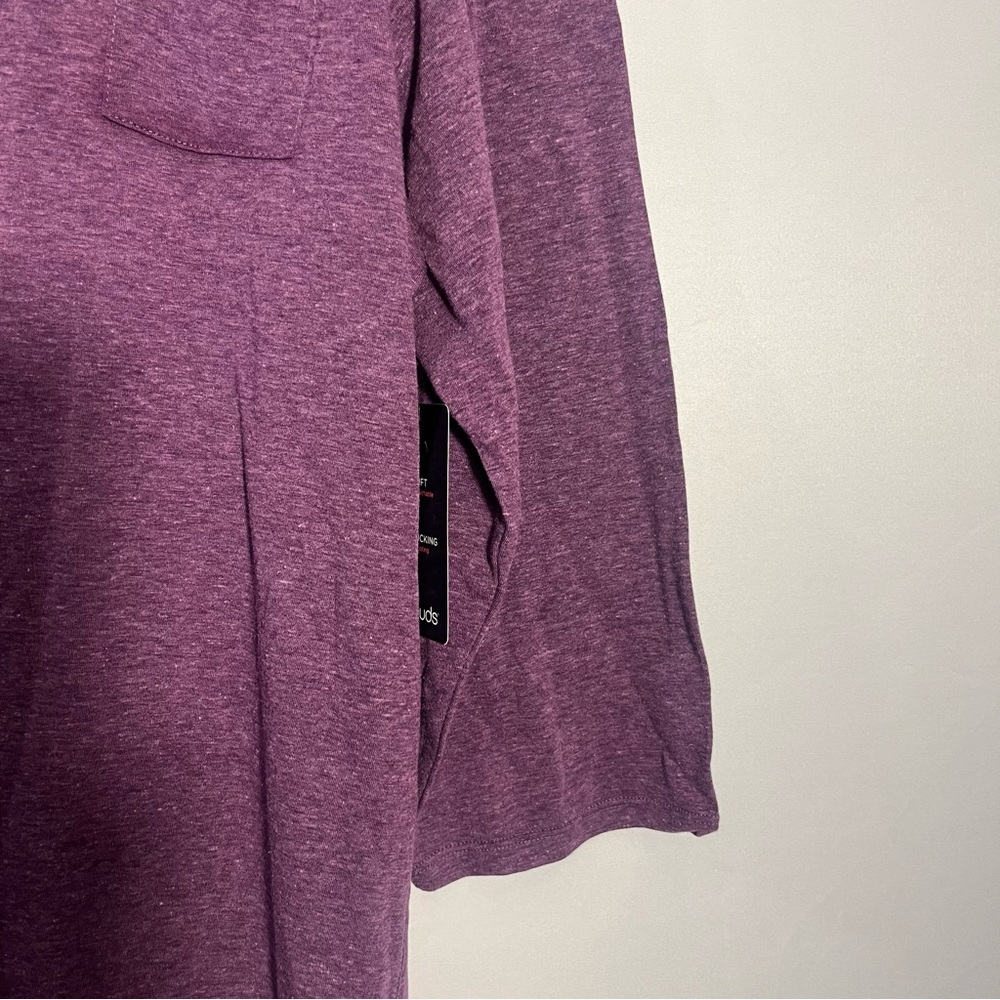Plus Size Cuddl Duds Essentials 3/4 Sleeve Sleepshirt Sz 1X NWT - Picture 6 of 8